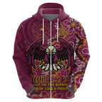 Personalised Sea Eagles NAIDOC Week 2024 Hoodie Aboriginal Fire Burning Sparks