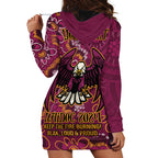 Personalised Sea Eagles NAIDOC Week 2024 Hoodie Dress Aboriginal Fire Burning Sparks