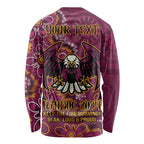 Personalised Sea Eagles NAIDOC Week 2024 Long Sleeve Shirt Aboriginal Fire Burning Sparks