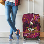 Personalised Sea Eagles NAIDOC Week 2024 Luggage Cover Aboriginal Fire Burning Sparks
