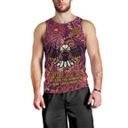 Personalised Sea Eagles NAIDOC Week 2024 Men Tank Top Aboriginal Fire Burning Sparks