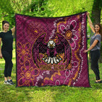 Personalised Sea Eagles NAIDOC Week 2024 Quilt Aboriginal Fire Burning Sparks