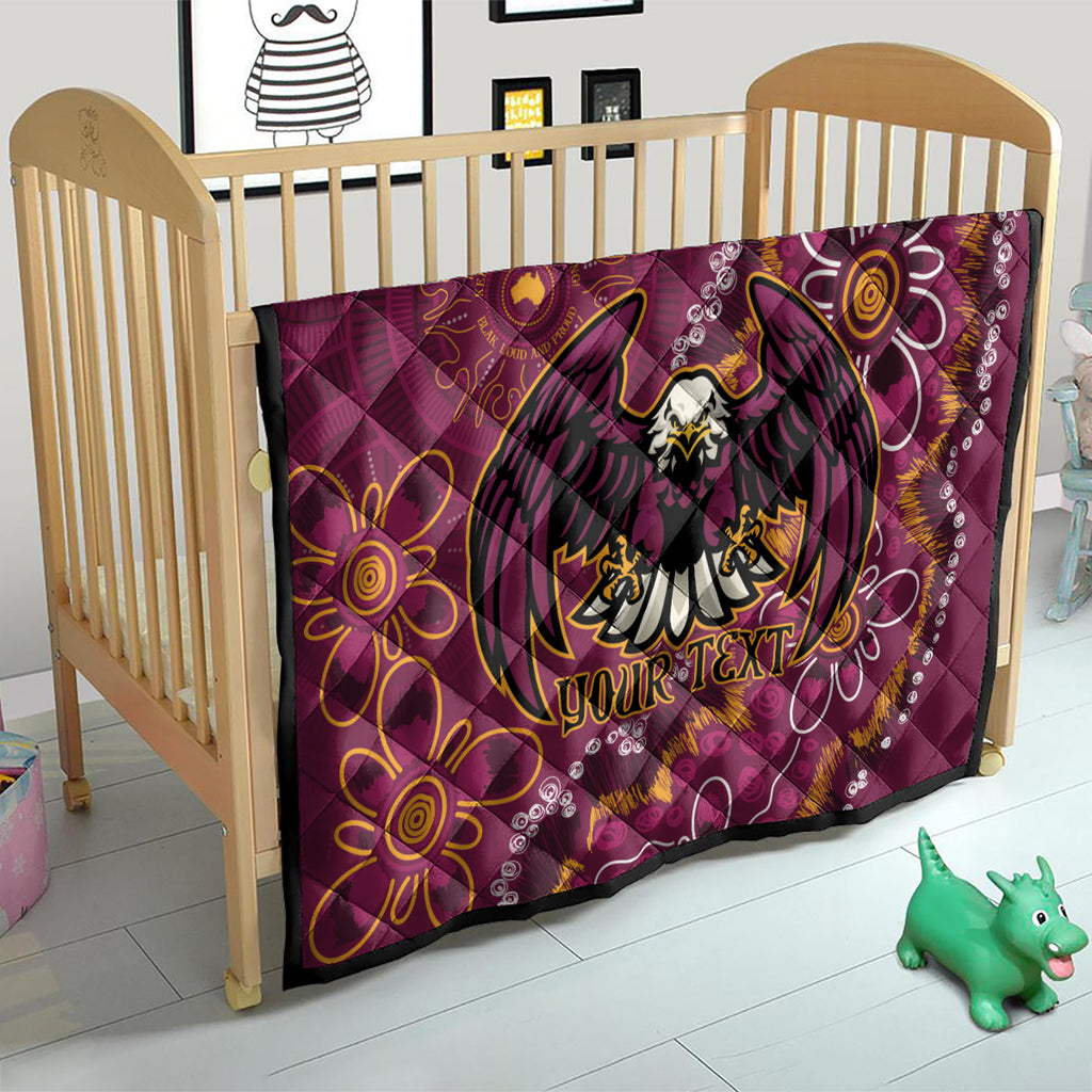 Personalised Sea Eagles NAIDOC Week 2024 Quilt Aboriginal Fire Burning Sparks