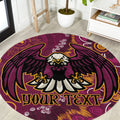 Personalised Sea Eagles NAIDOC Week 2024 Round Carpet Aboriginal Fire Burning Sparks