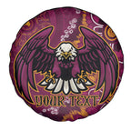 Personalised Sea Eagles NAIDOC Week 2024 Spare Tire Cover Aboriginal Fire Burning Sparks