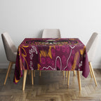 Personalised Sea Eagles NAIDOC Week 2024 Tablecloth Aboriginal Fire Burning Sparks