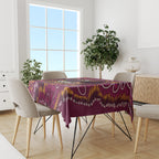 Personalised Sea Eagles NAIDOC Week 2024 Tablecloth Aboriginal Fire Burning Sparks