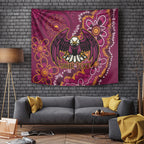 Personalised Sea Eagles NAIDOC Week 2024 Tapestry Aboriginal Fire Burning Sparks