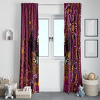 Personalised Sea Eagles NAIDOC Week 2024 Window Curtain Aboriginal Fire Burning Sparks