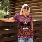 Personalised Sea Eagles NAIDOC Week 2024 Women Polo Shirt Aboriginal Fire Burning Sparks