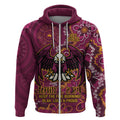 Personalised Sea Eagles NAIDOC Week 2024 Zip Hoodie Aboriginal Fire Burning Sparks