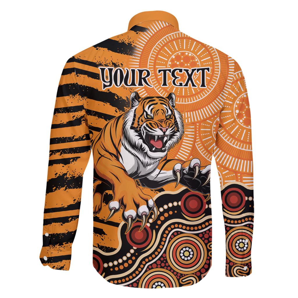 Personalised Wests Tigers NAIDOC Week 2024 Family Matching Tank Maxi Dress and Hawaiian Shirt Aboriginal Fire Burning Sparks