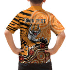 Personalised Wests Tigers NAIDOC Week 2024 Hawaiian Shirt Aboriginal Fire Burning Sparks