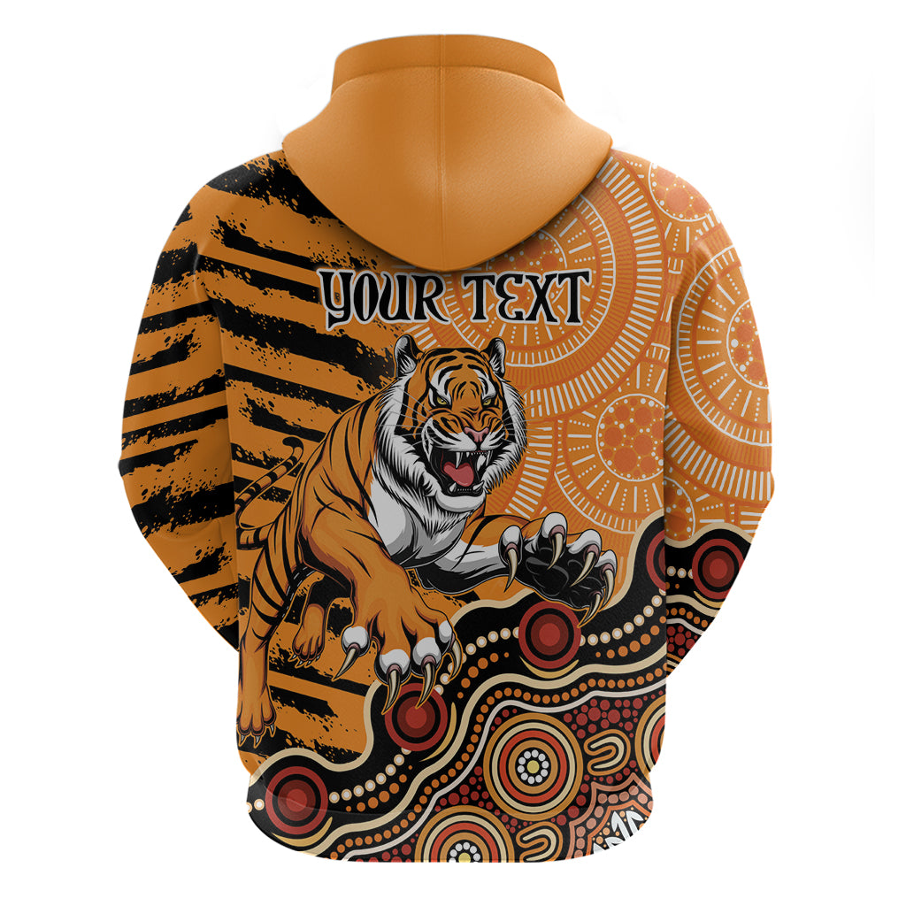 Personalised Wests Tigers NAIDOC Week 2024 Hoodie Aboriginal Fire Burning Sparks