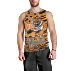 Personalised Wests Tigers NAIDOC Week 2024 Men Tank Top Aboriginal Fire Burning Sparks