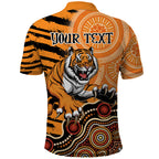 Personalised Wests Tigers NAIDOC Week 2024 Polo Shirt Aboriginal Fire Burning Sparks