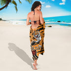 Personalised Wests Tigers NAIDOC Week 2024 Sarong Aboriginal Fire Burning Sparks