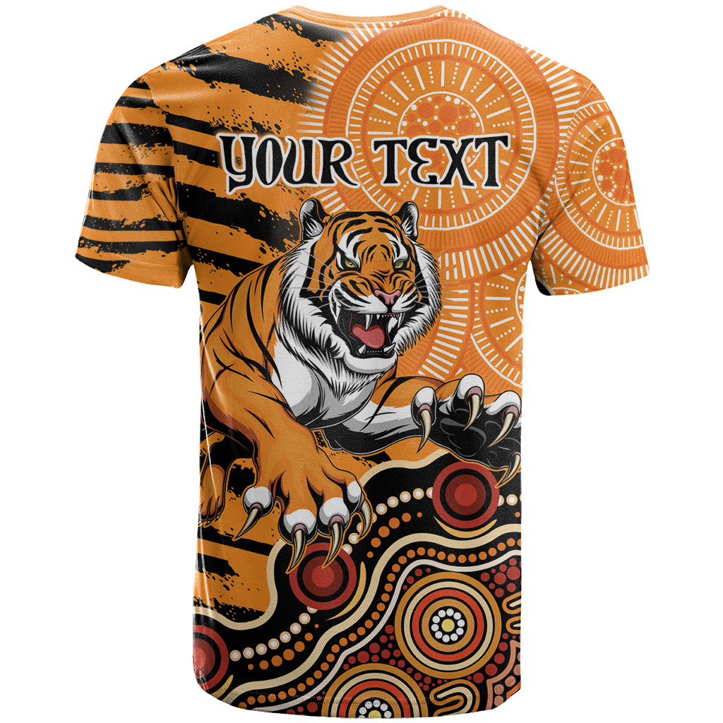 Personalised Wests Tigers NAIDOC Week 2024 T Shirt Aboriginal Fire Burning Sparks