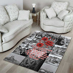 ANZAC Day Gallipoli Campaign Area Rug To The End They Remain