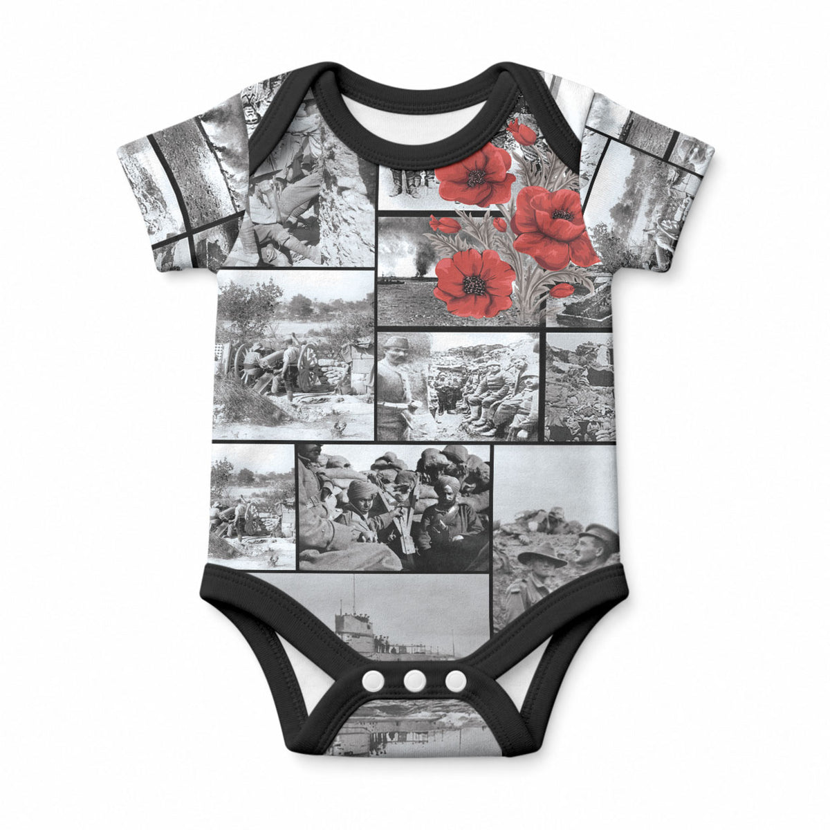 ANZAC Day Gallipoli Campaign Baby Onesie To The End They Remain