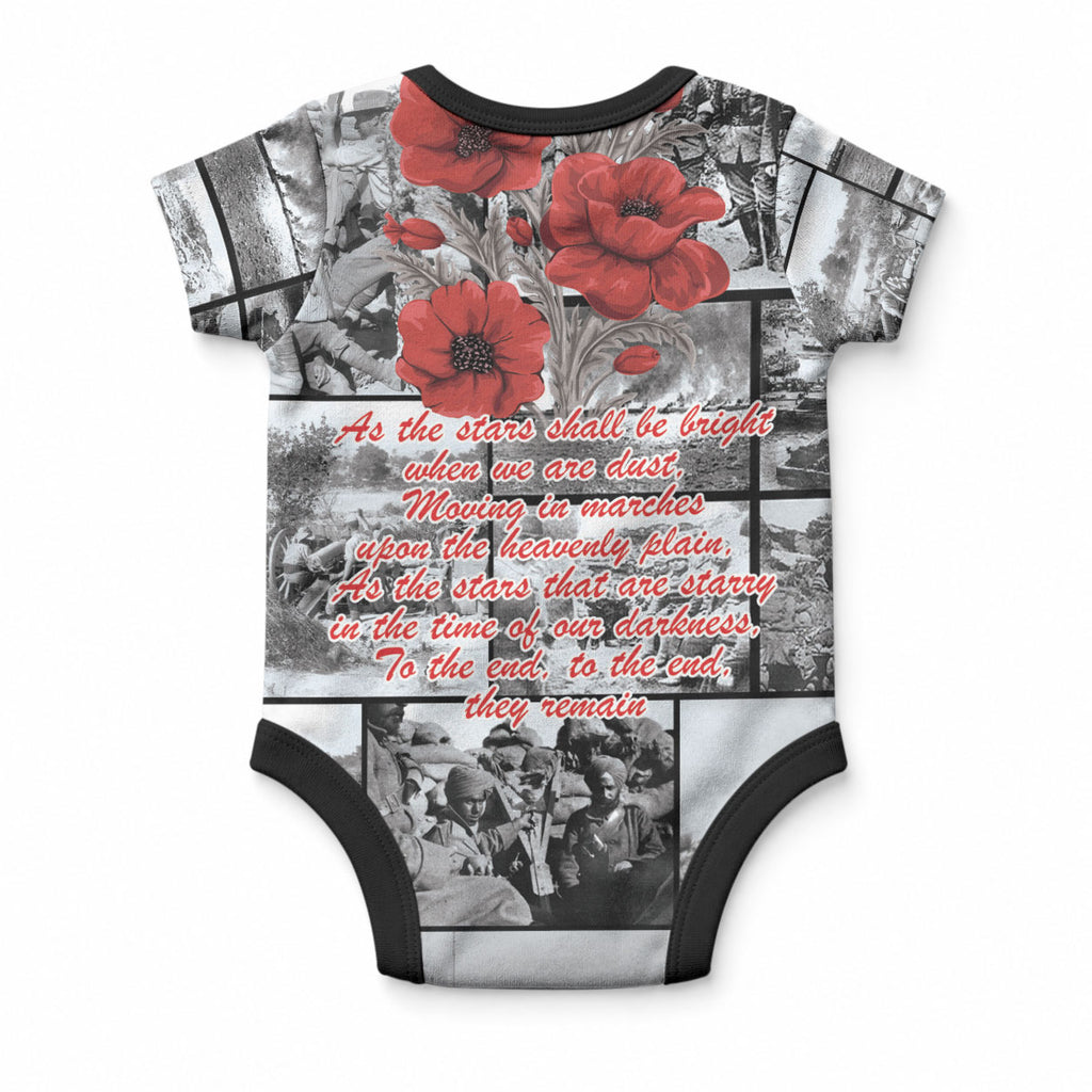 ANZAC Day Gallipoli Campaign Baby Onesie To The End They Remain