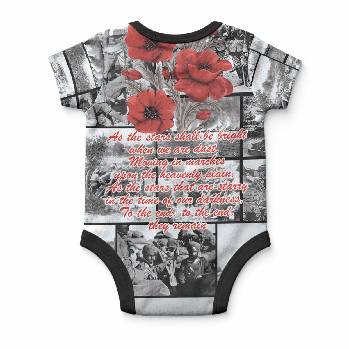ANZAC Day Gallipoli Campaign Baby Onesie To The End They Remain