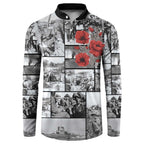 ANZAC Day Gallipoli Campaign Button Sweatshirt To The End They Remain
