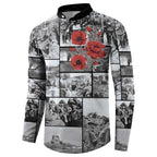 ANZAC Day Gallipoli Campaign Button Sweatshirt To The End They Remain