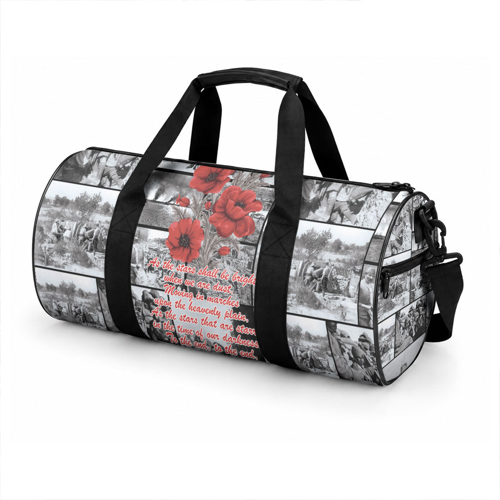 ANZAC Day Gallipoli Campaign Duffle Bag To The End They Remain