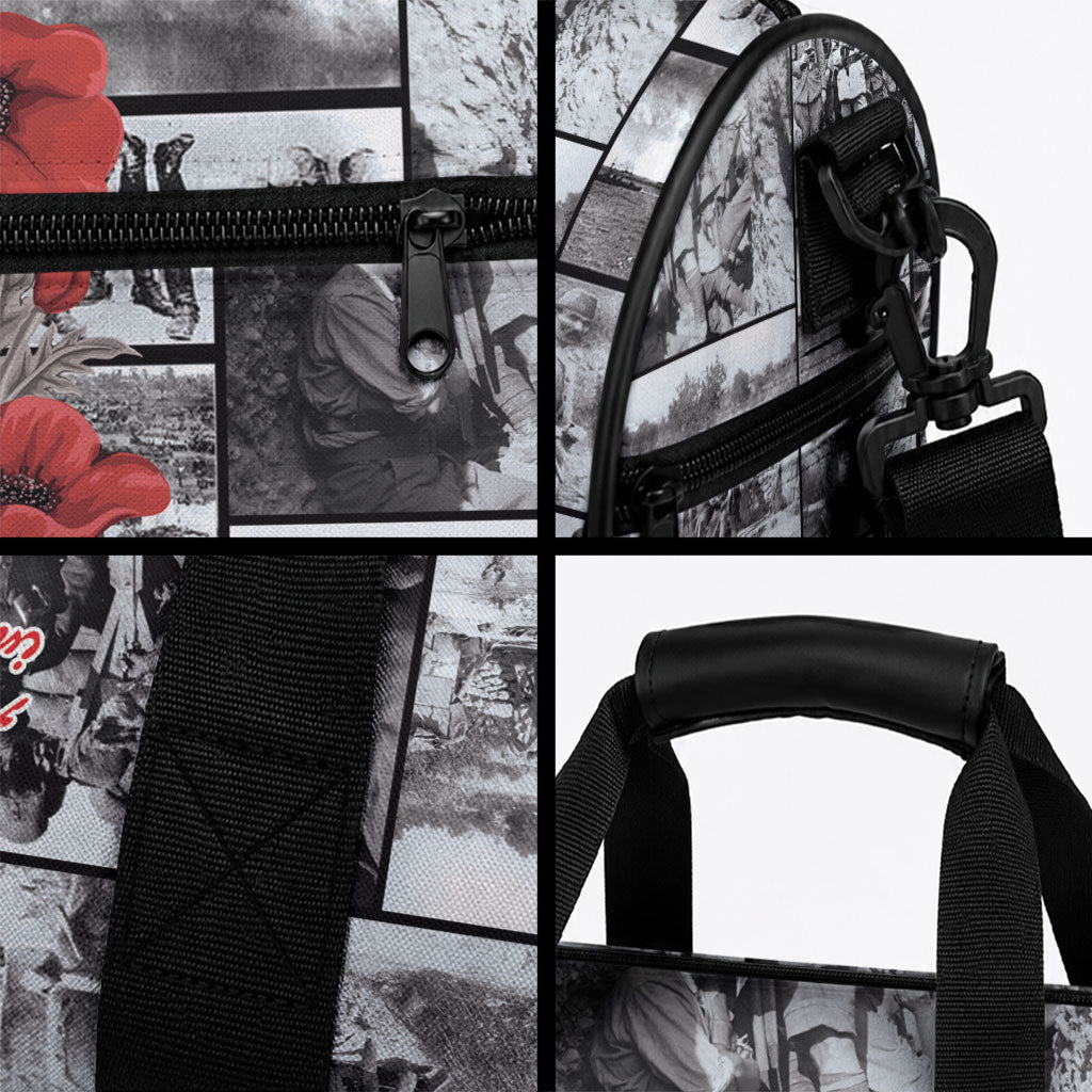 ANZAC Day Gallipoli Campaign Duffle Bag To The End They Remain