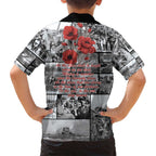 ANZAC Day Gallipoli Campaign Family Matching Off Shoulder Maxi Dress and Hawaiian Shirt To The End They Remain