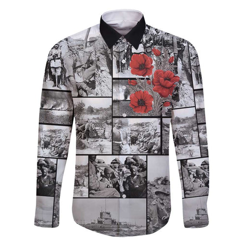 ANZAC Day Gallipoli Campaign Family Matching Off Shoulder Short Dress and Hawaiian Shirt To The End They Remain