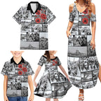 ANZAC Day Gallipoli Campaign Family Matching Summer Maxi Dress and Hawaiian Shirt To The End They Remain