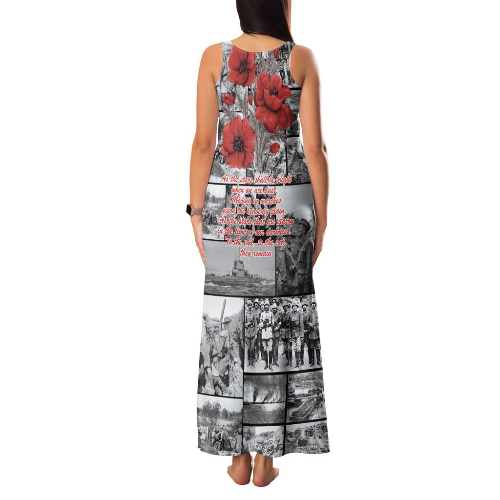 ANZAC Day Gallipoli Campaign Family Matching Tank Maxi Dress and Hawaiian Shirt To The End They Remain