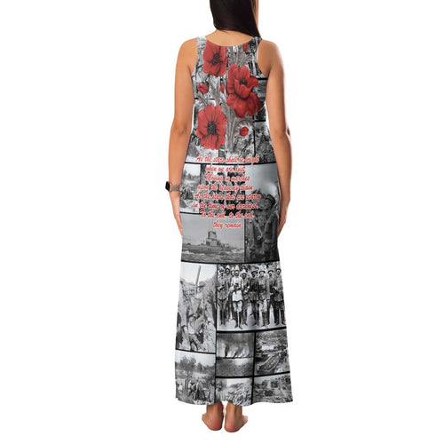 ANZAC Day Gallipoli Campaign Family Matching Tank Maxi Dress and Hawaiian Shirt To The End They Remain