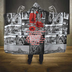 ANZAC Day Gallipoli Campaign Hooded Blanket To The End They Remain