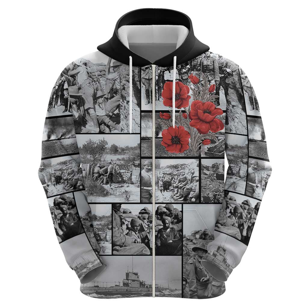 ANZAC Day Gallipoli Campaign Hoodie To The End They Remain