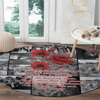 ANZAC Day Gallipoli Campaign Round Carpet To The End They Remain