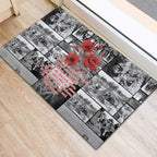 ANZAC Day Gallipoli Campaign Rubber Doormat To The End They Remain