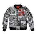 ANZAC Day Gallipoli Campaign Sleeve Zip Bomber Jacket To The End They Remain