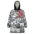 ANZAC Day Gallipoli Campaign Wearable Blanket Hoodie To The End They Remain