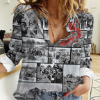 ANZAC Day Gallipoli Campaign Women Casual Shirt To The End They Remain