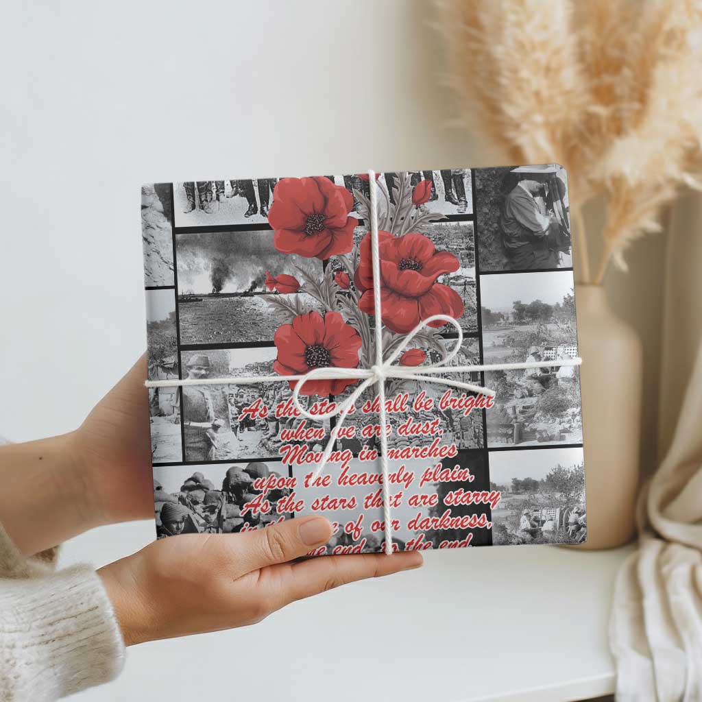 ANZAC Day Gallipoli Campaign Wrapping Paper To The End They Remain - Aussie Hoodie