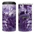 Purple ANZAC Day The Battle of Lone Pine 4 in 1 Can Cooler Tumbler Kiwi-Kangaroo Soldier Lest We Forget