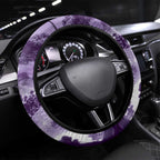 Purple ANZAC Day The Battle of Lone Pine Steering Wheel Cover Kiwi-Kangaroo Soldier Lest We Forget