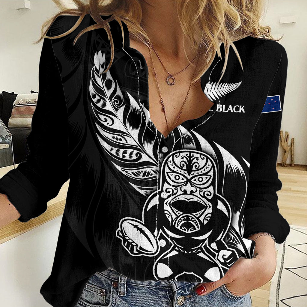New Zealand All Black Rugby Women Casual Shirt LT9