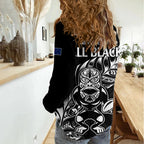 New Zealand All Black Rugby Women Casual Shirt LT9