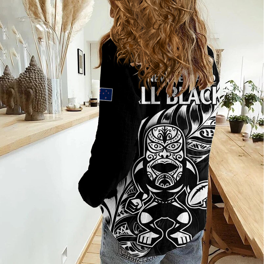 New Zealand All Black Rugby Women Casual Shirt LT9