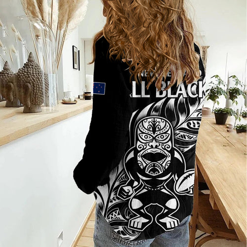 New Zealand All Black Rugby Women Casual Shirt LT9