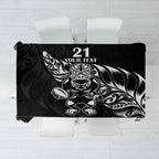 New Zealand Rugby Custom Tablecloth Opango All Black Fern